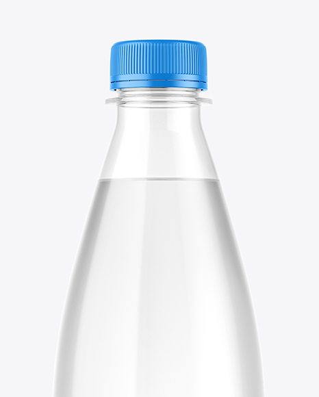 Clear Plastic Water Bottle Mockup PSD #1