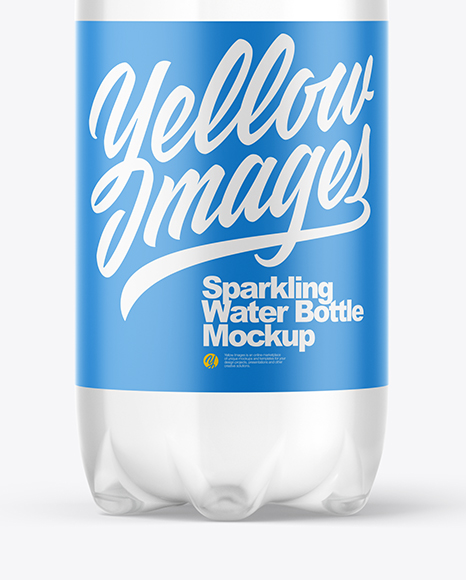 Clear Plastic Water Bottle Mockup PSD #6