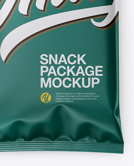Snack Package Mockup PSD #1