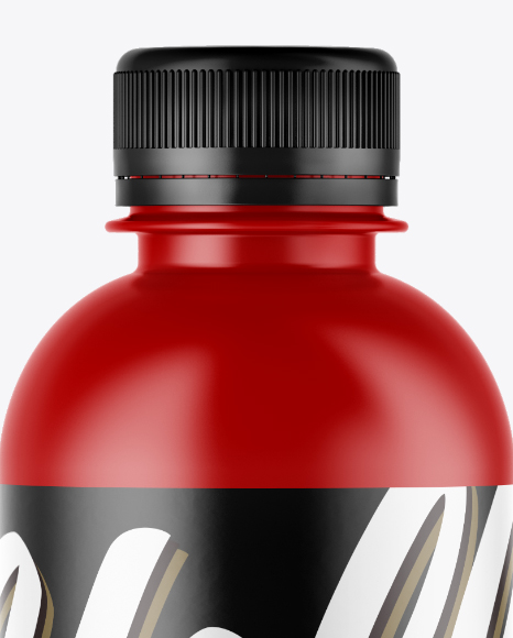 Matte Plastic Bottle Mockup PSD #2
