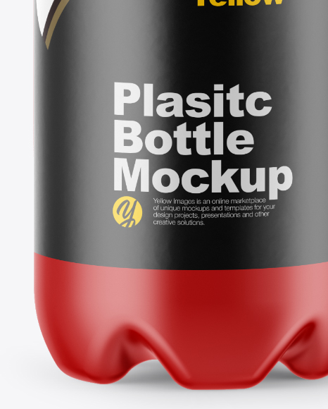 Matte Plastic Bottle Mockup PSD #1