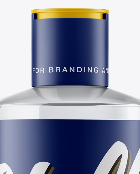 Clear Cosmetic Bottle Mockup PSD #2