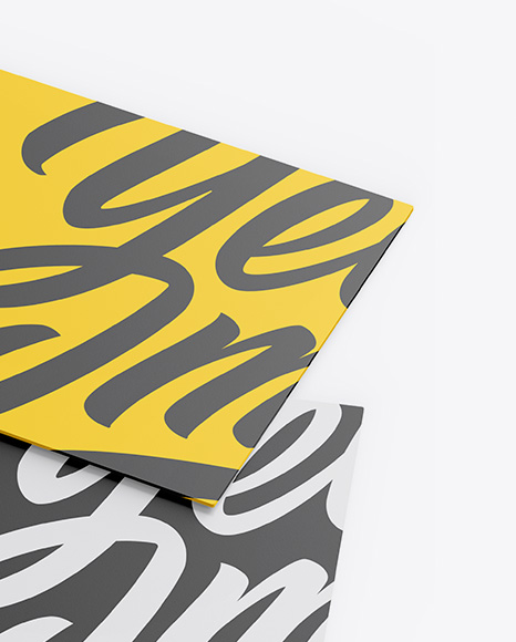 Two Business Cards Mockup PSD #1