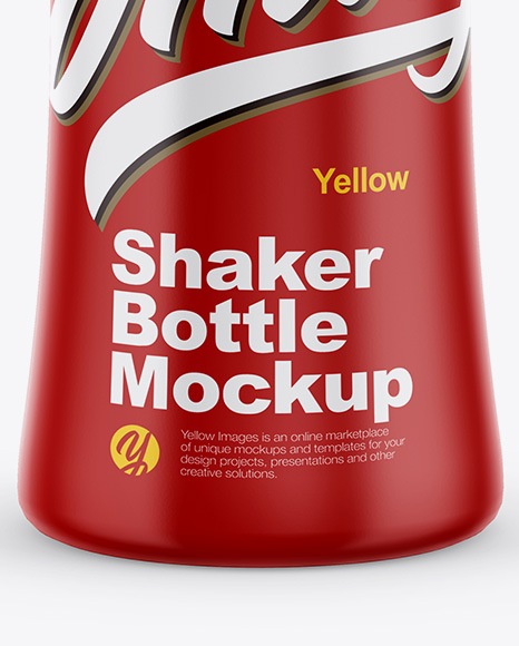 Download Matte Shaker Bottle Mockup In Bottle Mockups On Yellow Images Object Mockups