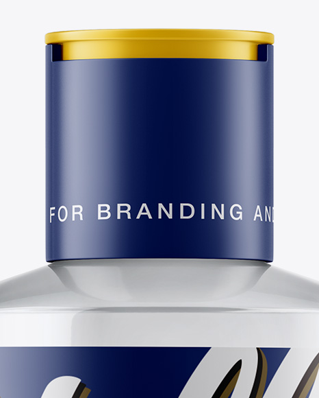 Clear Cosmetic Bottle Mockup PSD #2