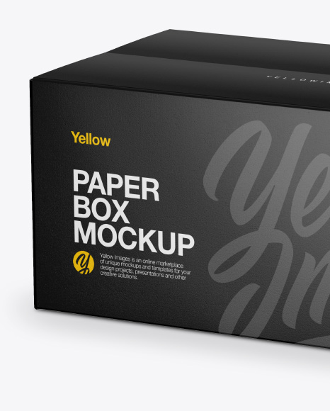 Paper Box Mockup PSD #1