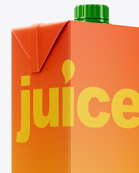 Juice Pack with Screw Cap Mockup PSD #2