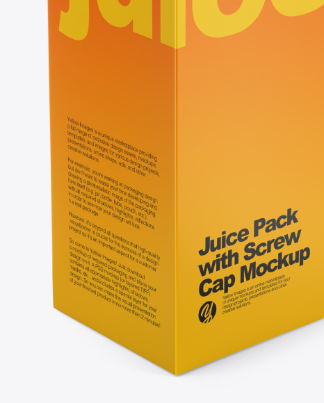 Juice Pack with Screw Cap Mockup PSD #1