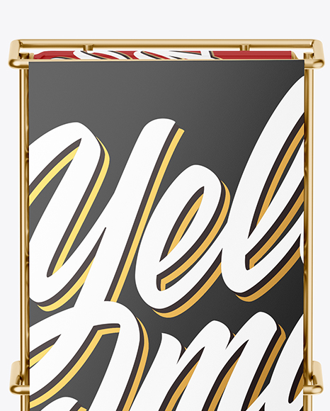 Gravity Display with Glossy Cans PSD #2