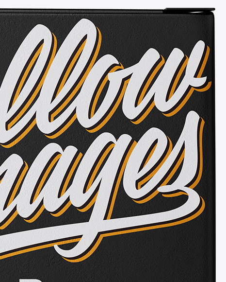 Paper Box Mockup PSD #2