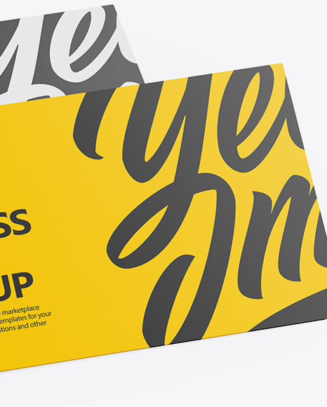 Stack of Business Cards Mockup PSD #1