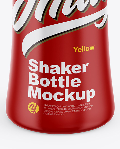 Download Matte Shaker Bottle Mockup in Bottle Mockups on Yellow ...