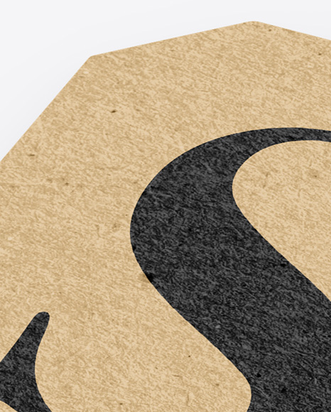 Kraft Label Mockup PSD #6