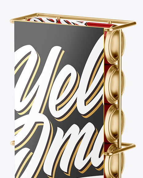 Gravity Display with Glossy Cans PSD #2