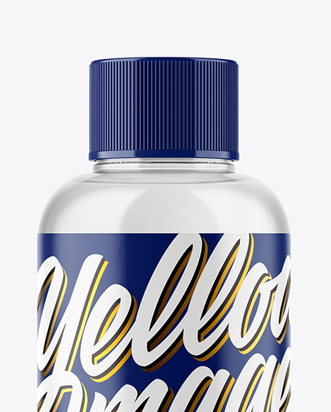 Clear Cosmetic Bottle Mockup PSD #2