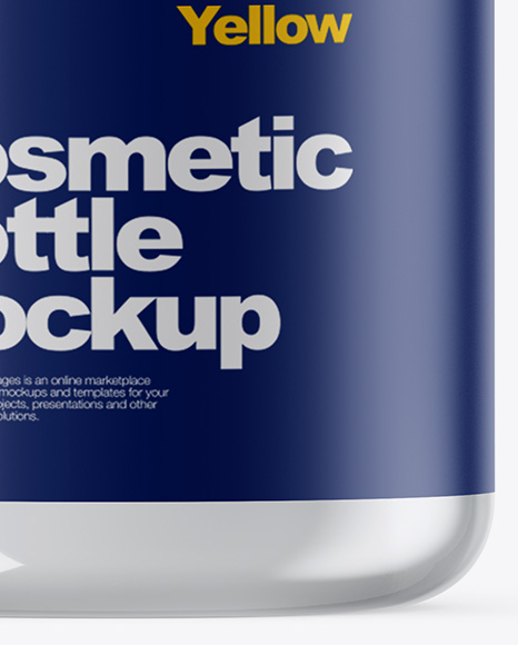 Clear Cosmetic Bottle Mockup PSD #1