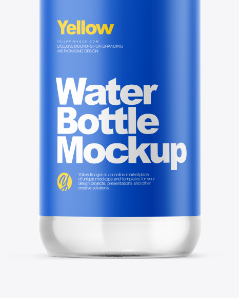 Water Bottle Mockup PSD #1