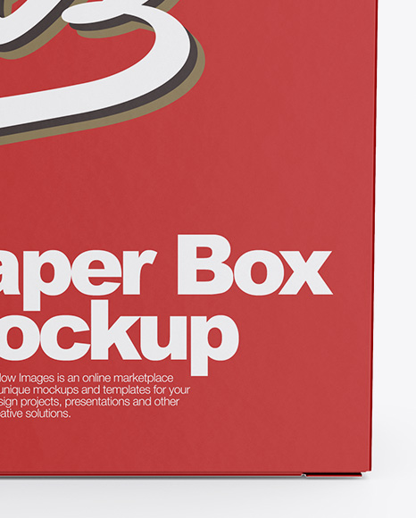 Matte Box Mockup PSD #1