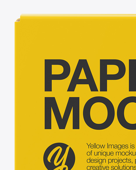 Paper Box Mockup PSD #2