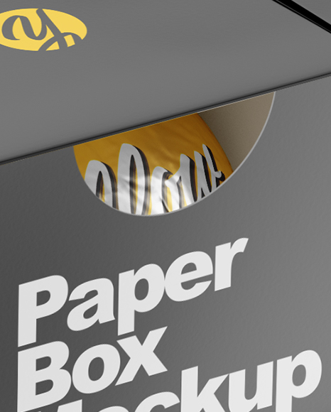 Paper Box Mockup PSD #1