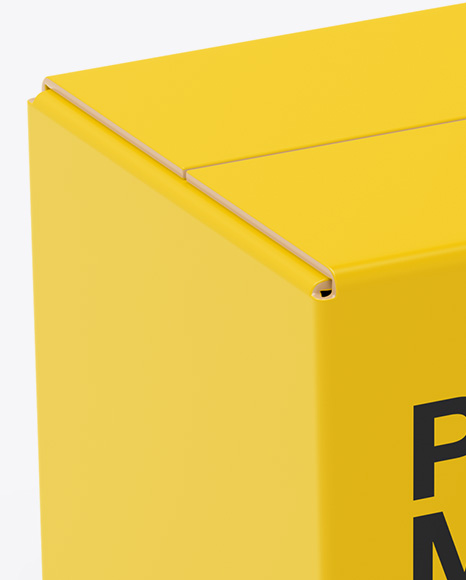 Paper Box Mockup PSD #2