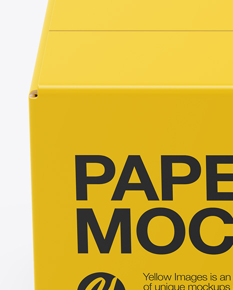 Paper Box Mockup PSD #2