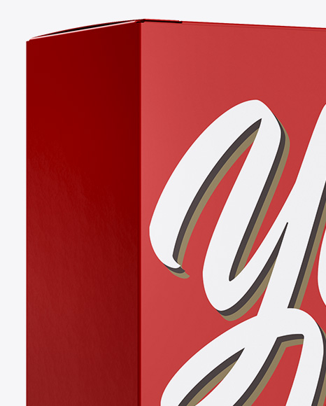 Matte Box Mockup PSD #2