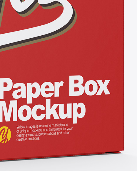 Matte Box Mockup PSD #1