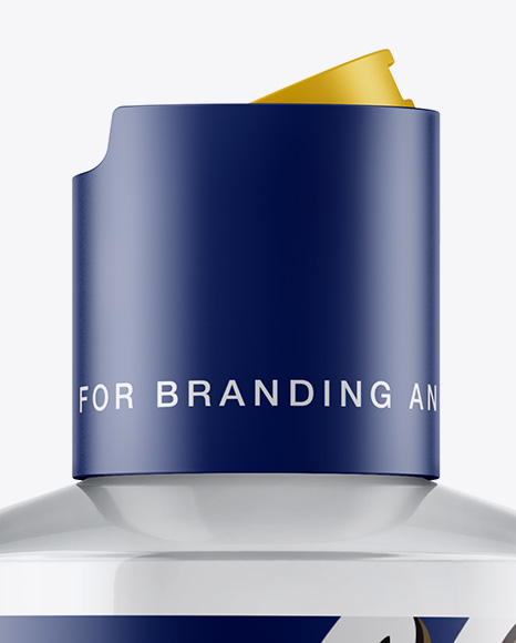 Clear Cosmetic Bottle Mockup PSD #2