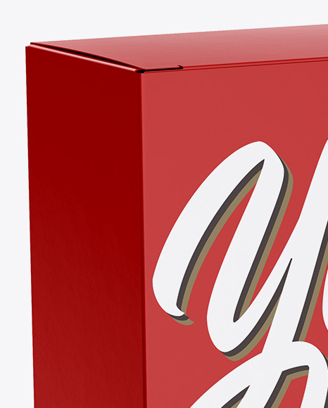 Matte Box Mockup PSD #2