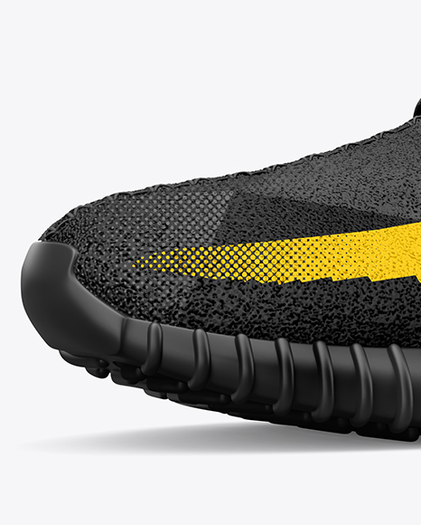Download Sneaker Mockup In Apparel Mockups On Yellow Images Object Mockups PSD Mockup Templates