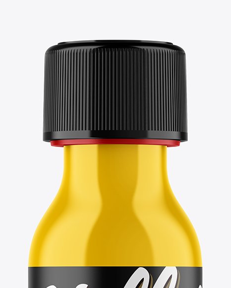 Glossy Bottle Mockup PSD #2