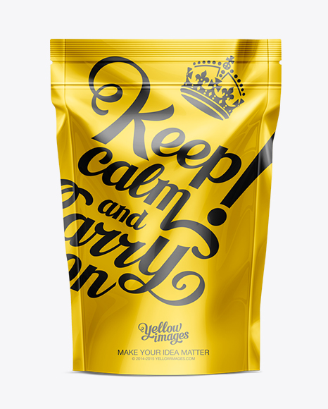 Download Stand Up Pouch With Zipper Mockup In Pouch Mockups On Yellow Images Object Mockups Yellowimages Mockups