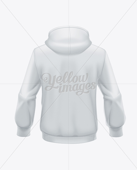 Download Men S Hoodie Back View Hq Mockup In Apparel Mockups On Yellow Images Object Mockups