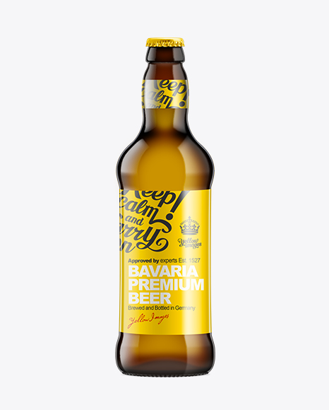 Download Download 500Ml Amber Bottle With Light Beer Packaging Bottle Mockups (PSD) 11.25 MB