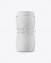 Download Matte Plastic Jar Mockup in Jar Mockups on Yellow Images Object Mockups