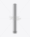 Matte Metallic Cigar Tube Mockup on Yellow Images Object Mockups