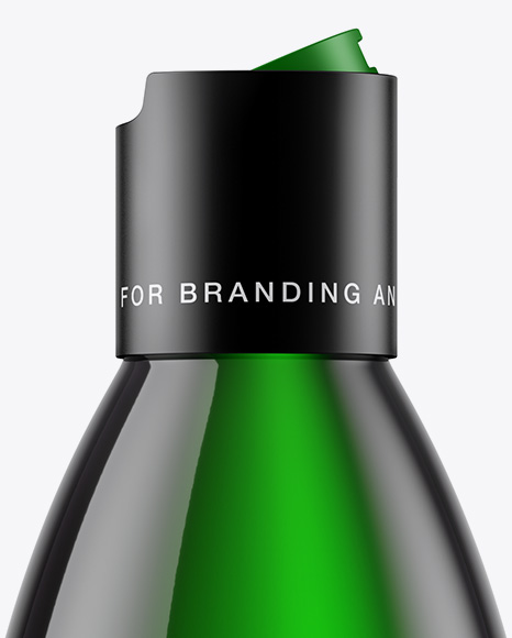 Green Cosmetic Bottle Mockup PSD #3