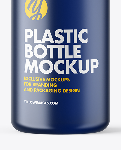 Plastic Bottle Mockup PSD #1