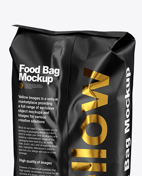 Matte Food Bag Mockup PSD #2