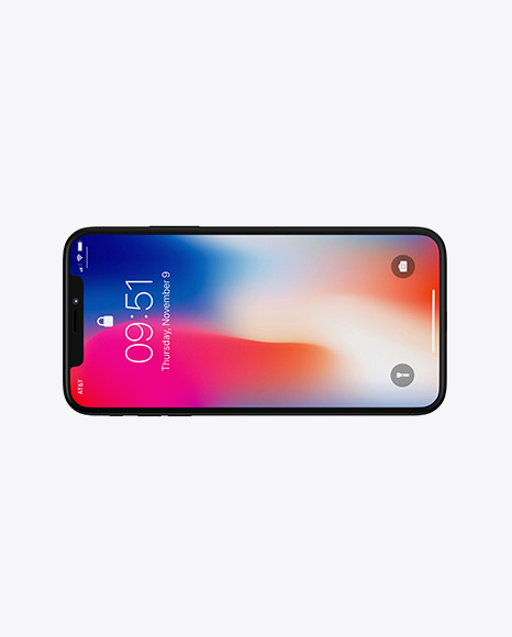 Iphone X Mockup In Device Mockups On Yellow Images Object Mockups