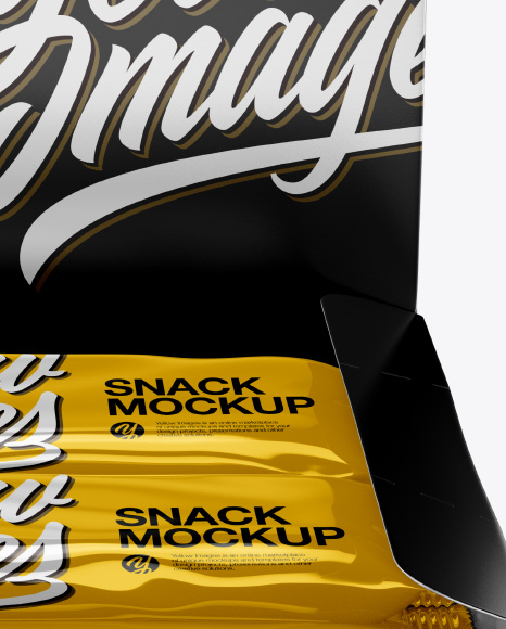 Snack Box Mockup PSD #1