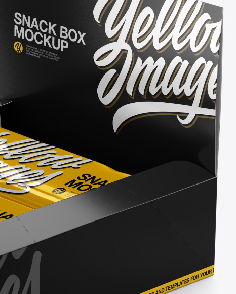 Snack Box Mockup PSD #1