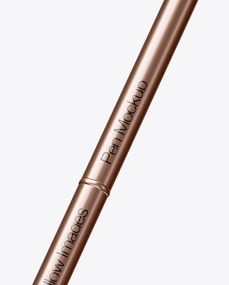 Glossy Ballpoint Pen Mockup PSD #5