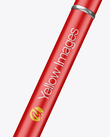 Matte Ballpoint Pen Mockup PSD #1