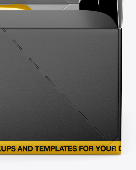 Snack Box Mockup In Box Mockups On Yellow Images Object Mockups