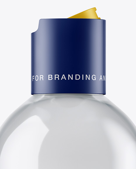 Clear Cosmetic Bottle Mockup PSD #3