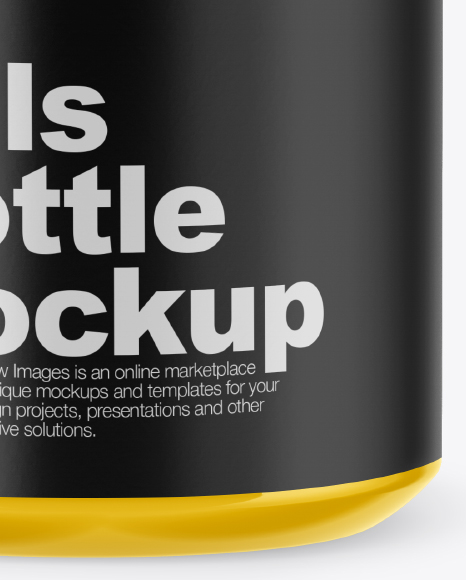 Glossy Pills Bottle Mockup PSD #1