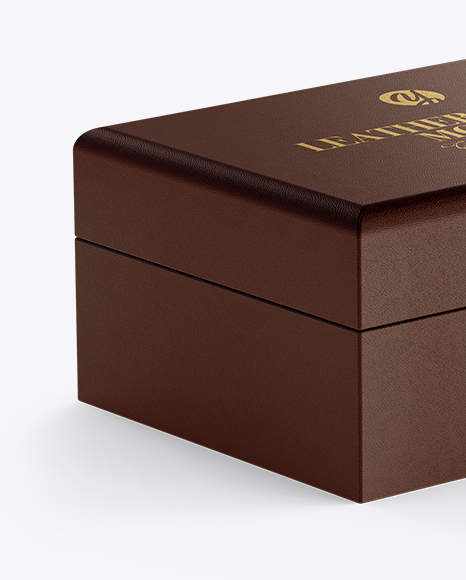 Download Leather Box Mockup In Box Mockups On Yellow Images Object Mockups