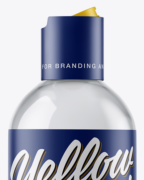 Clear Cosmetic Bottle Mockup PSD #2